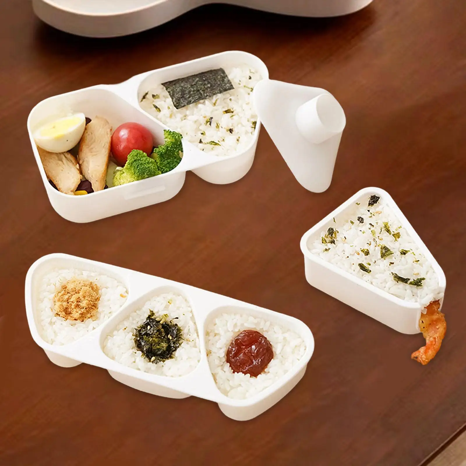 Molde Onigiri Triangular para Bolas de Arroz – Prensa Fácil de Limpiar - imagen 2