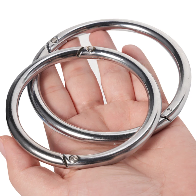 Anillo nasal de acero inoxidable para ganado, abrazadera tracción - imagen 5