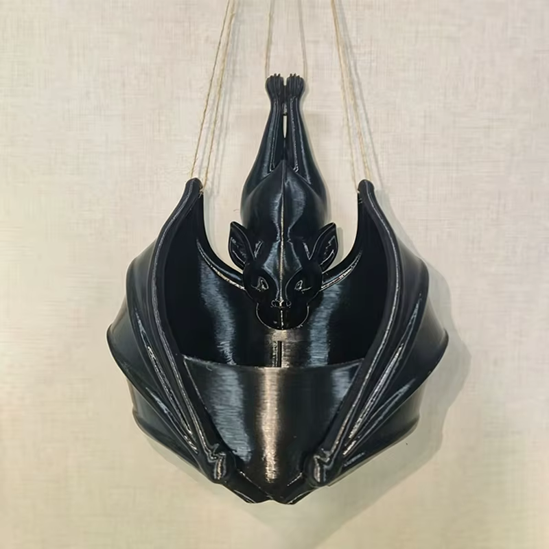 Maceta Colgante Metal Murciélago – Maceta Decorativa Jardín y Balcón - imagen 3