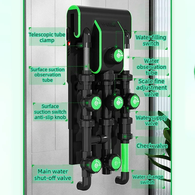 Filtro sifón colgante para acuario elimina película de grasa - imagen 5