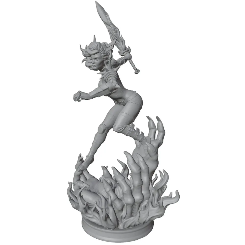 Figura decorativa para diorama de gato y perro, modelo GK - imagen 2