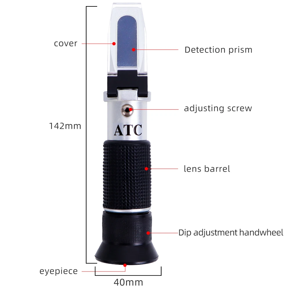 Refractómetro de azúcar portátil para gatos y perros con ATC Brix - imagen 3