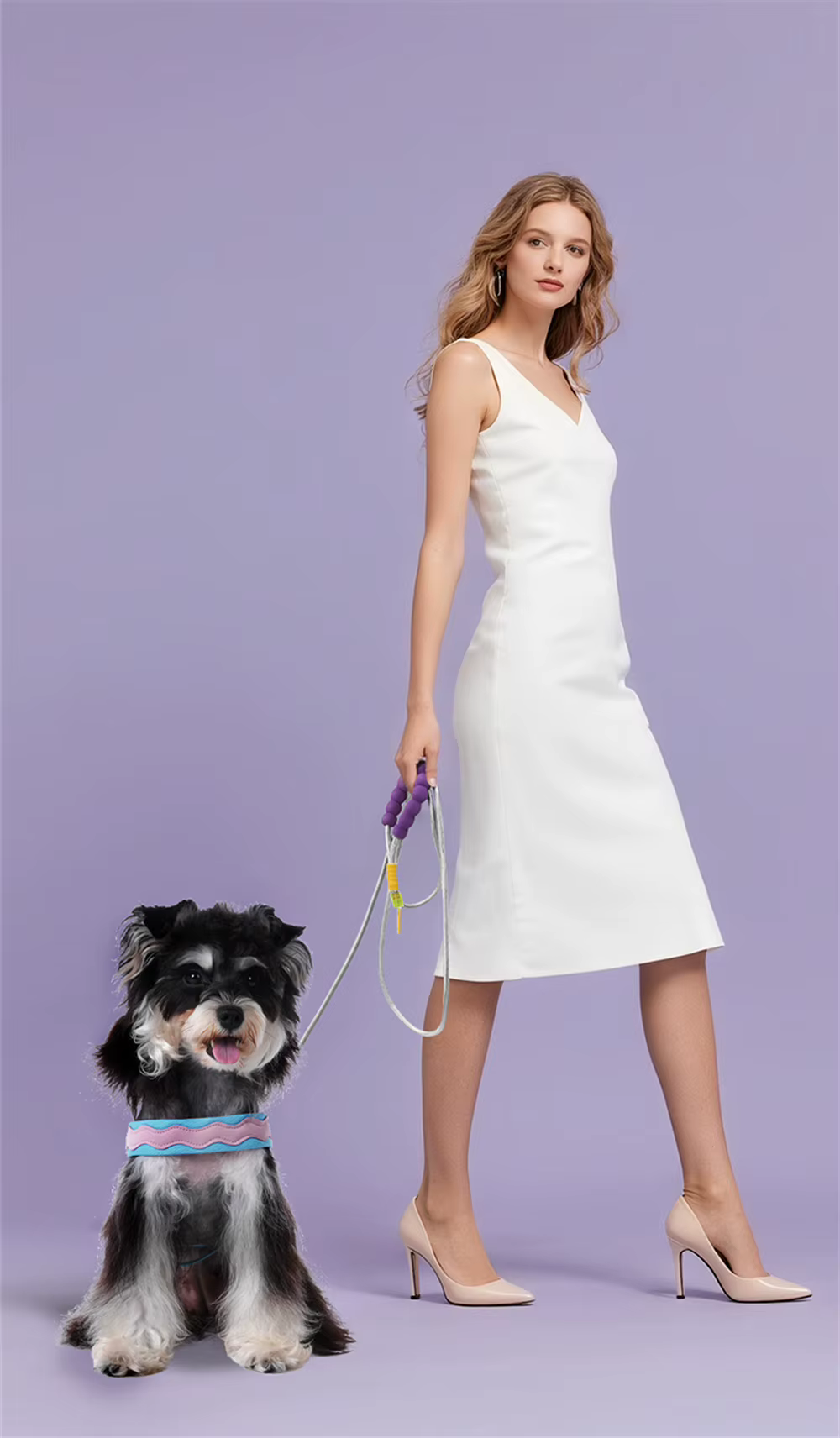 Conjunto de arnés y correa para perros
