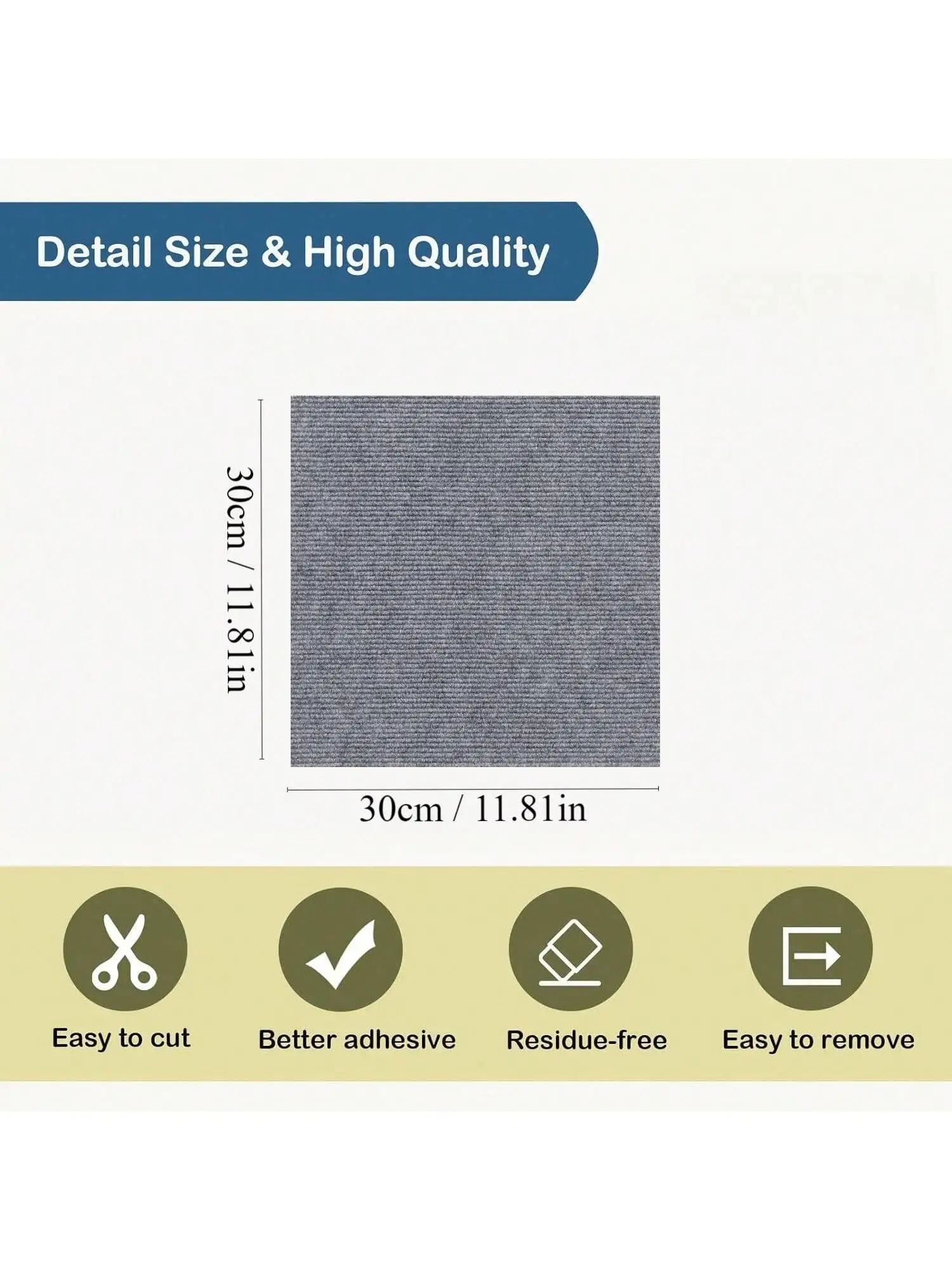 Alfombra antiarañazos aplicada en sofá