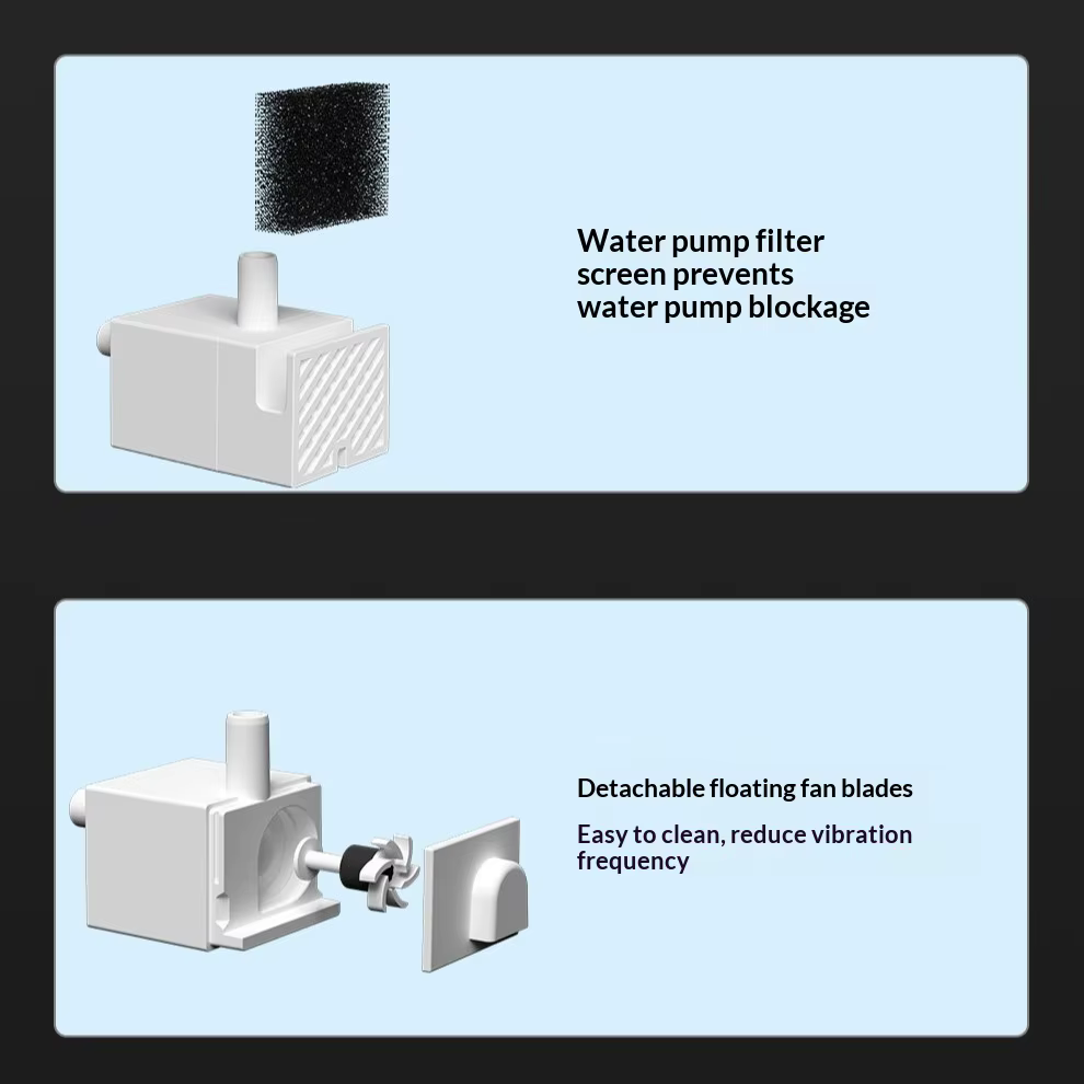 Bebedero inteligente inalámbrico con filtro para gatos y perros - imagen 2