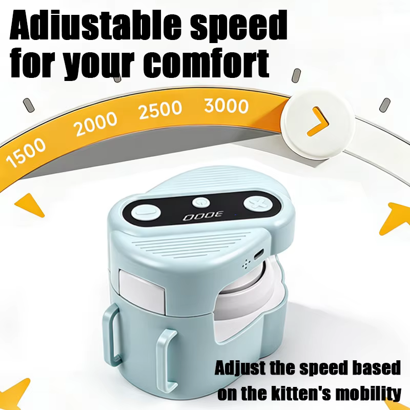 Juguete interactivo para gatos: mando, velocidad y sonido de pájaros - imagen 5