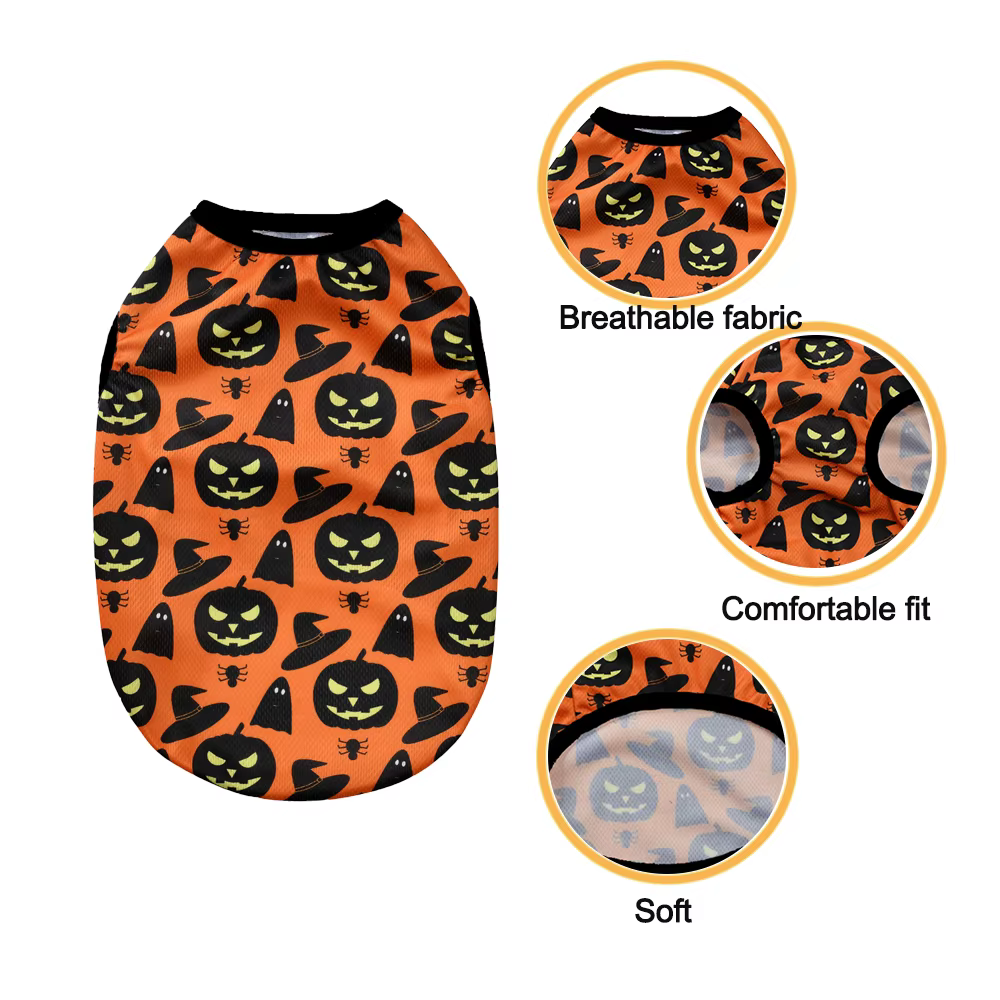 Disfraz de Halloween para perros y gatos: calabaza con huellas - imagen 4