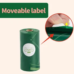 Dispensador de bolsas para excrementos de perros y gatos portátil