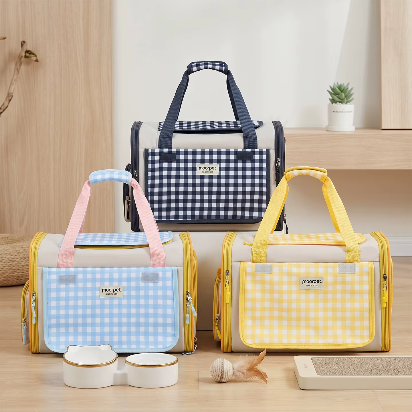 Mochila transpirable para gatos y perros pequeños – Porta mascotas portátil - imagen 3