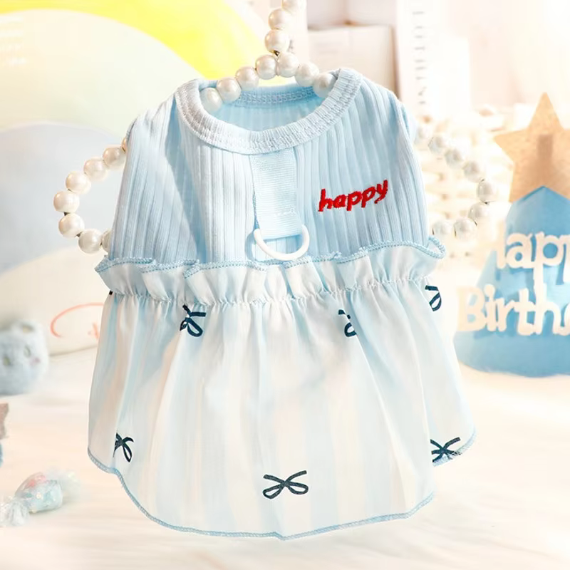 Ropa refrescante para perro: vestido con lazo, Chihuahua y Bichón - imagen 5