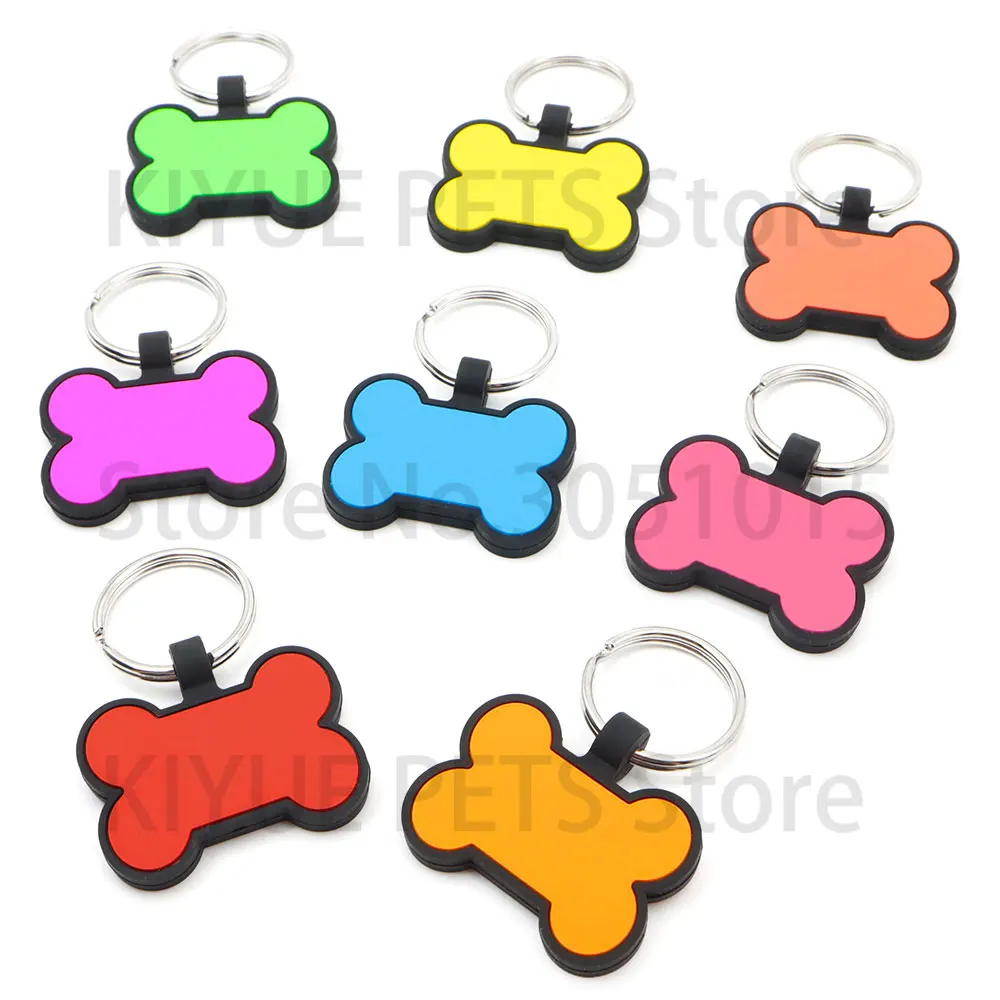 Etiqueta de silicona para perro y gato en varios colores
