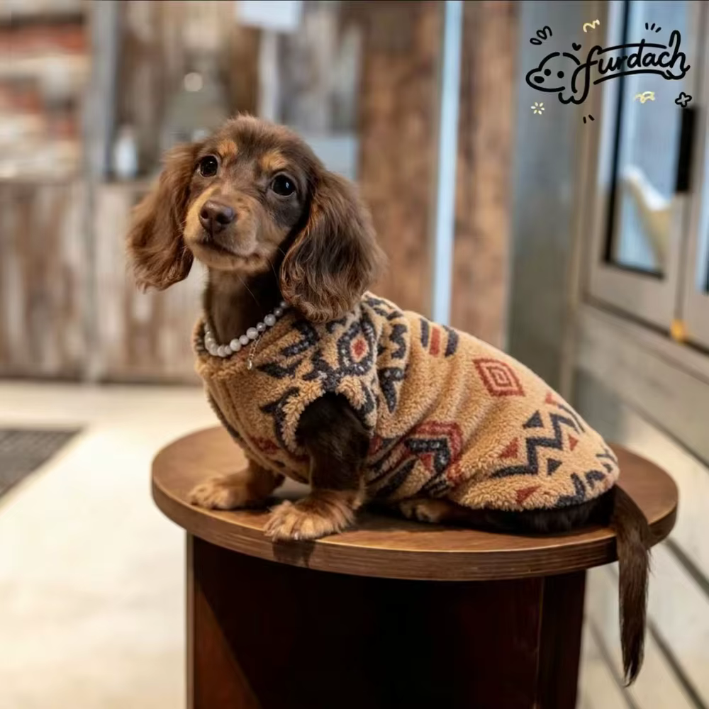 Sudadera forro polar invierno para perros salchicha Dachshund - imagen 5