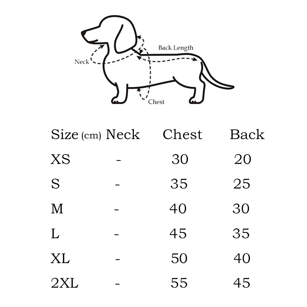 Chaleco azul de dibujos animados para perro Dachshund