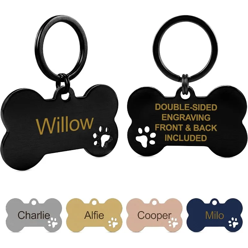Placa identificación personalizada para perros y gatos – Grabado gratis - imagen 2