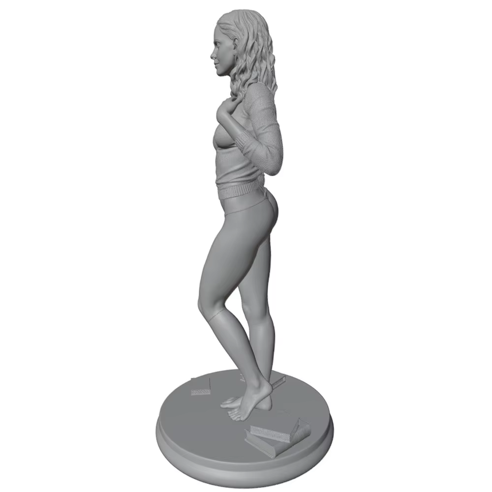 Kit modelo de resina gris en miniatura, sin montar y sin pintar - imagen 2