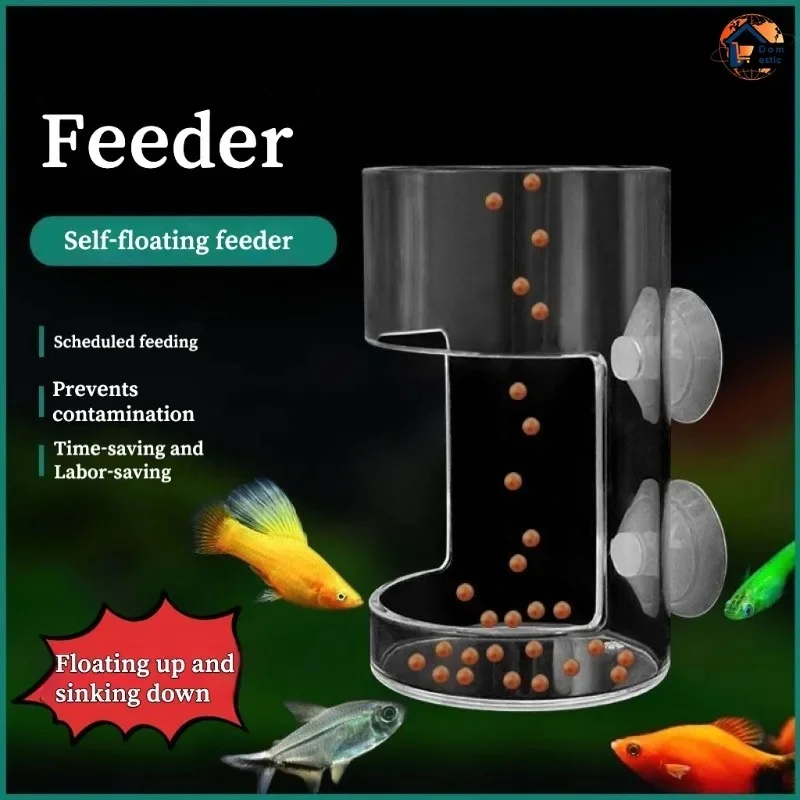 Comedero flotante para peces con ventosa – Bandeja acuario - imagen 2