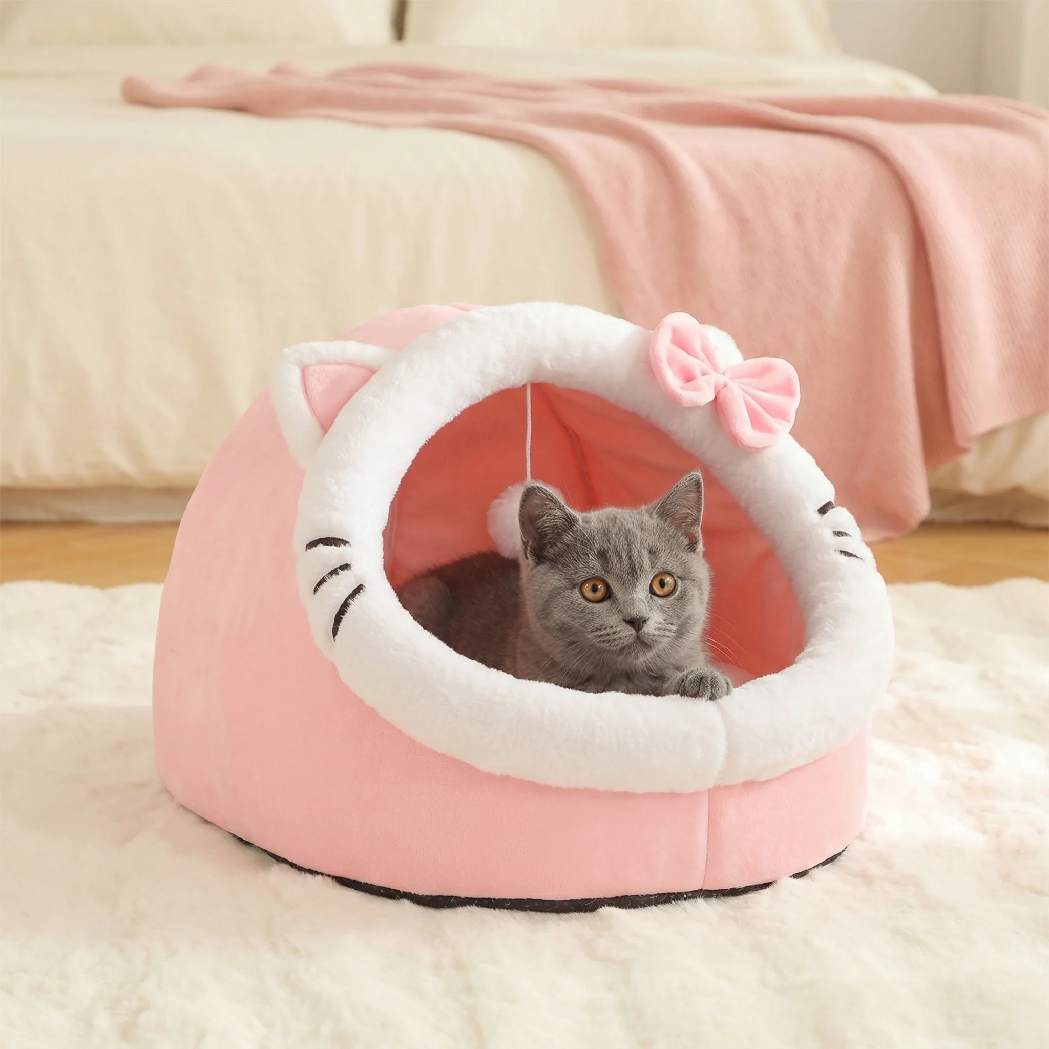 Cama para gatos tejido transpirable