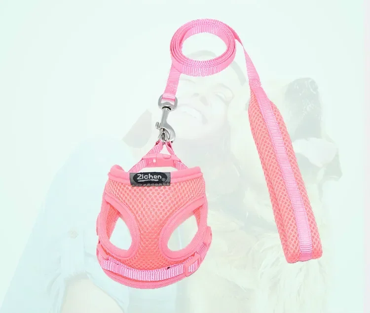 Collar de malla transpirable y correa de nailon suave