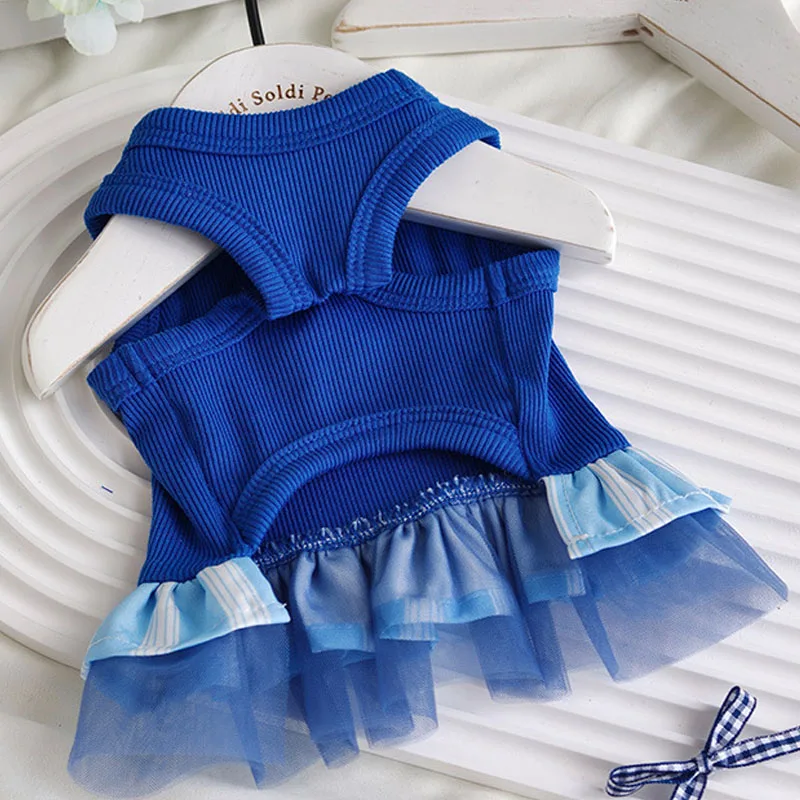 Vestido de verano sin mangas de malla para perros Shih Tzu y Poodle - imagen 2