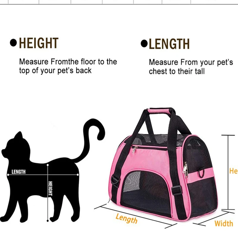 Bolsa pliable para mascotas vista frontal