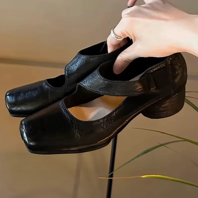 Zapatos Mary Jance detalles del tacón