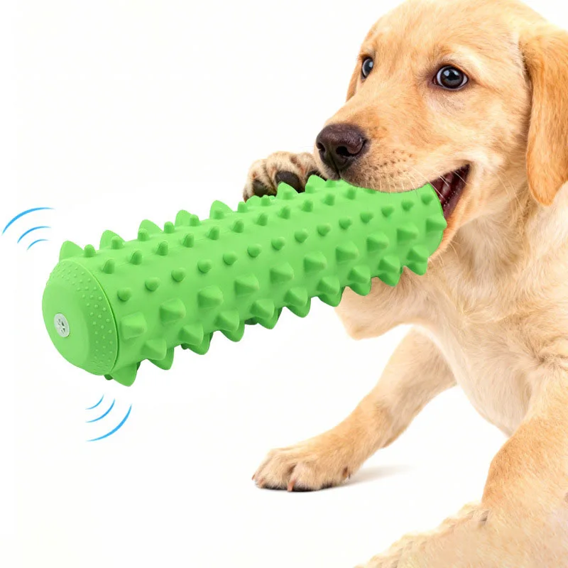 Juguete masticable para perros con sonido: masaje dental interactivo - imagen 4