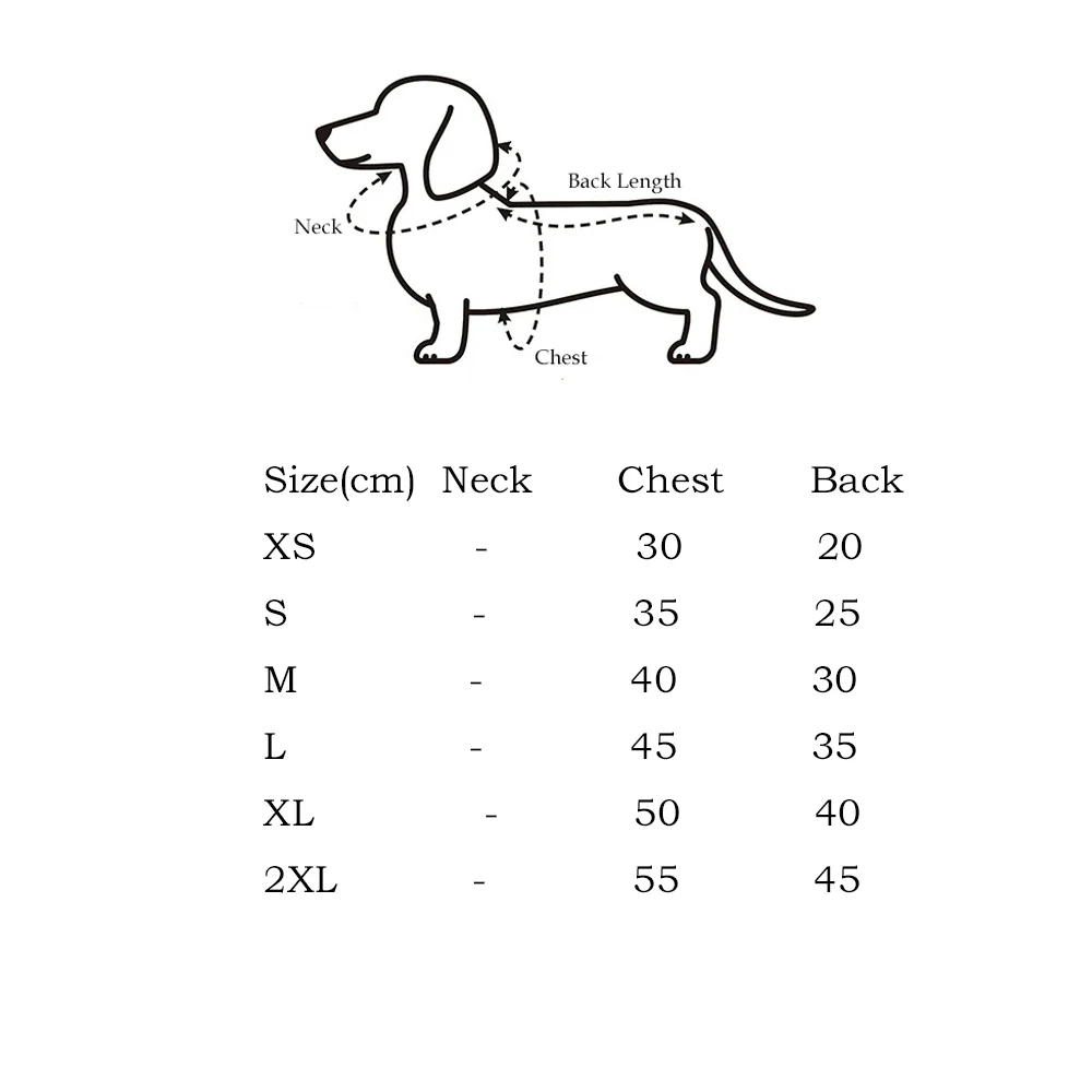 Manga de ropa para perro dachshund en algodón transpirable