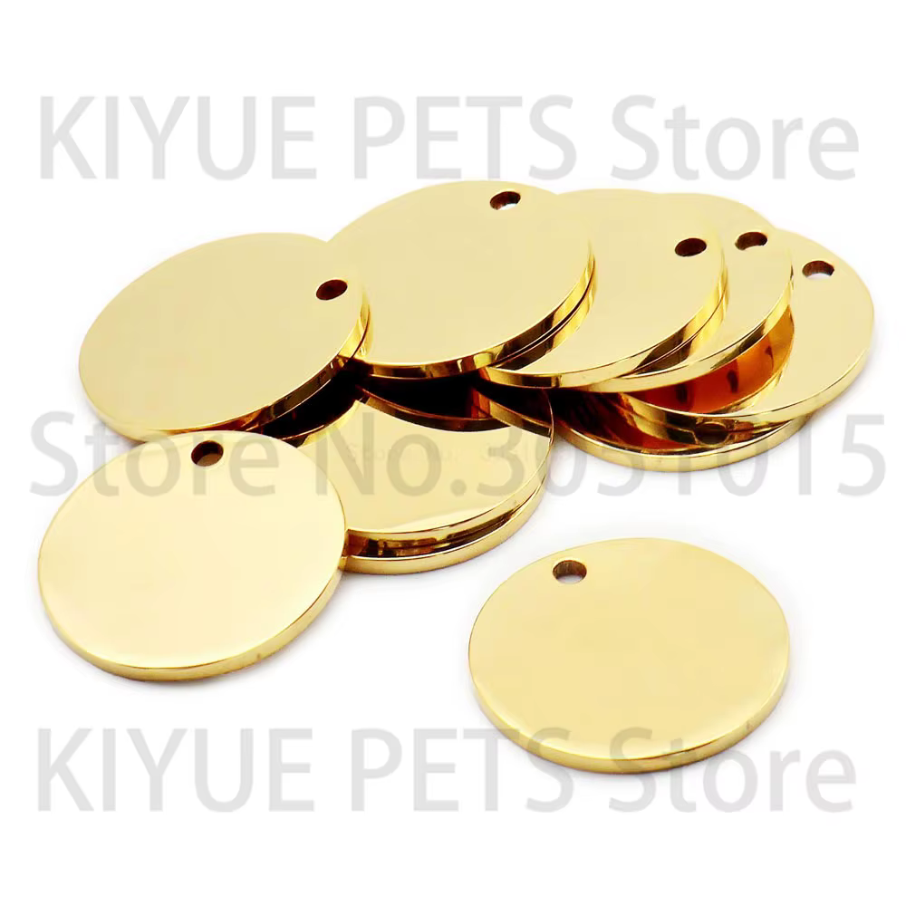 Placa de identificación para perro en acero inoxidable con grabado de nombre personalizado - imagen 4