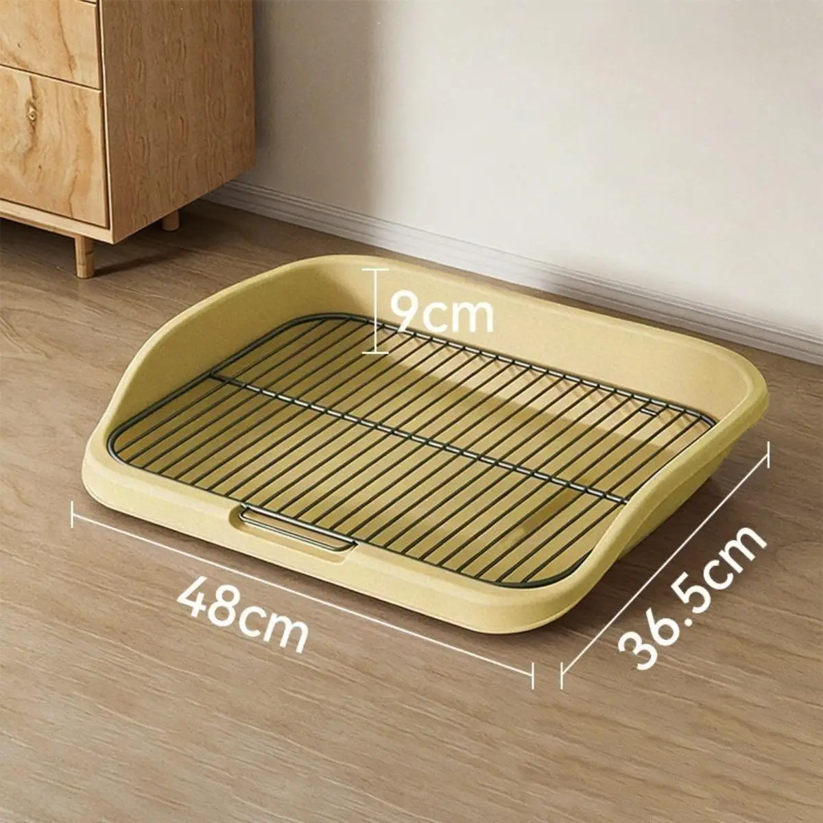 Bandeja sanitaria para perros con caja de arena y almohadilla - imagen 2
