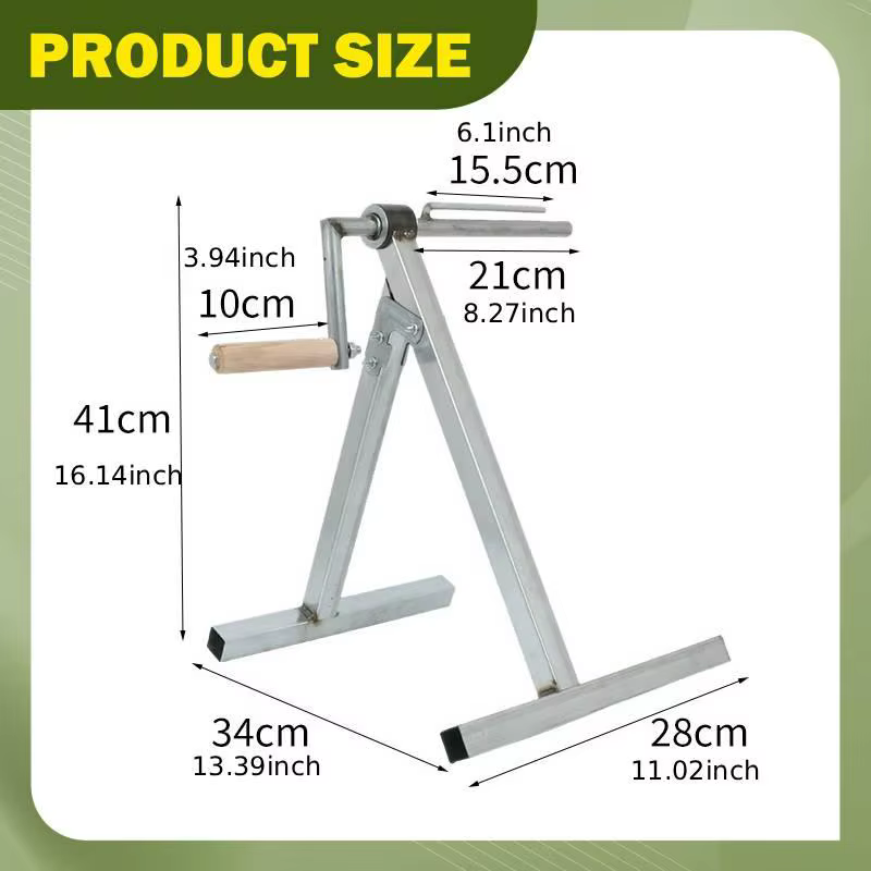 Enrollador de manguera compacto plegable para riego y limpieza exterior - imagen 2
