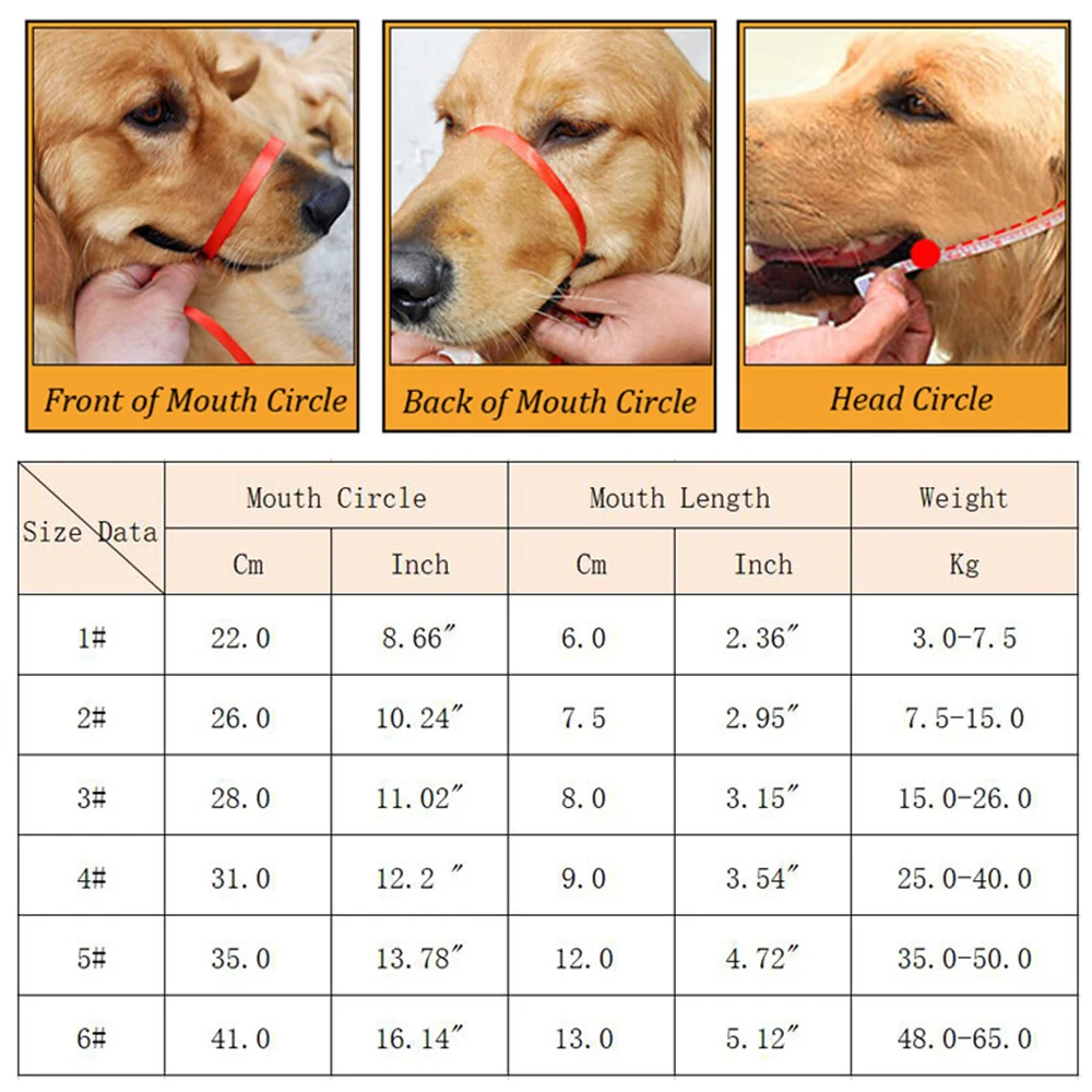 Bozal para perros grandes y medianos resistente anti ladridos - imagen 3
