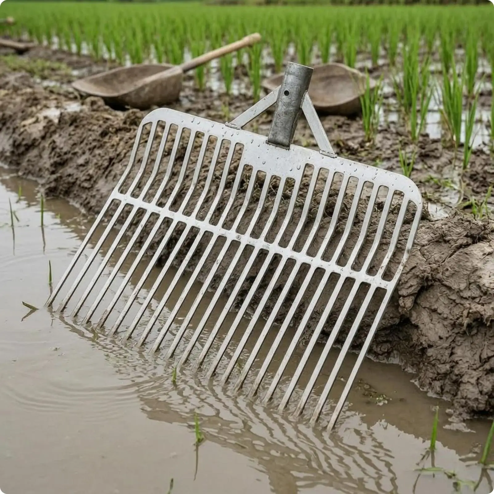 Arado reforzado para cultivo de arroz en arrozales y terrenos blandos - imagen 4