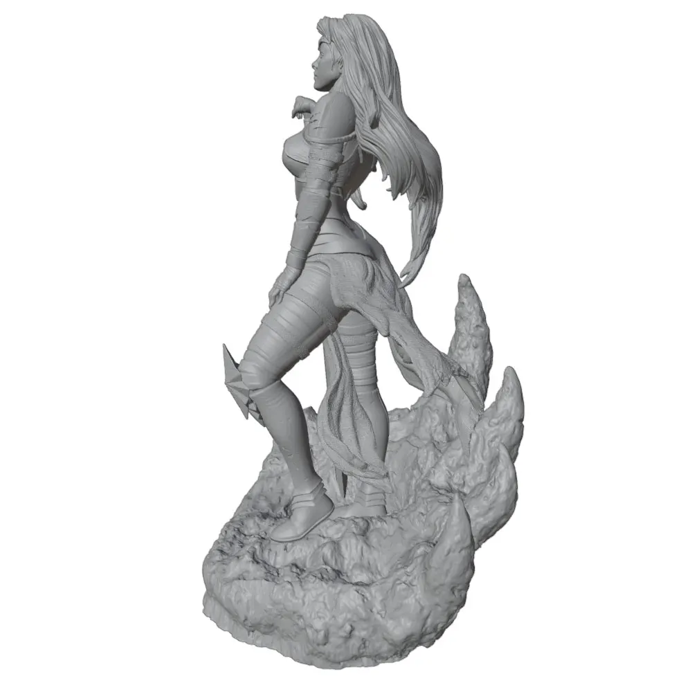 Figura femenina de resina para montar y pintar - imagen 5