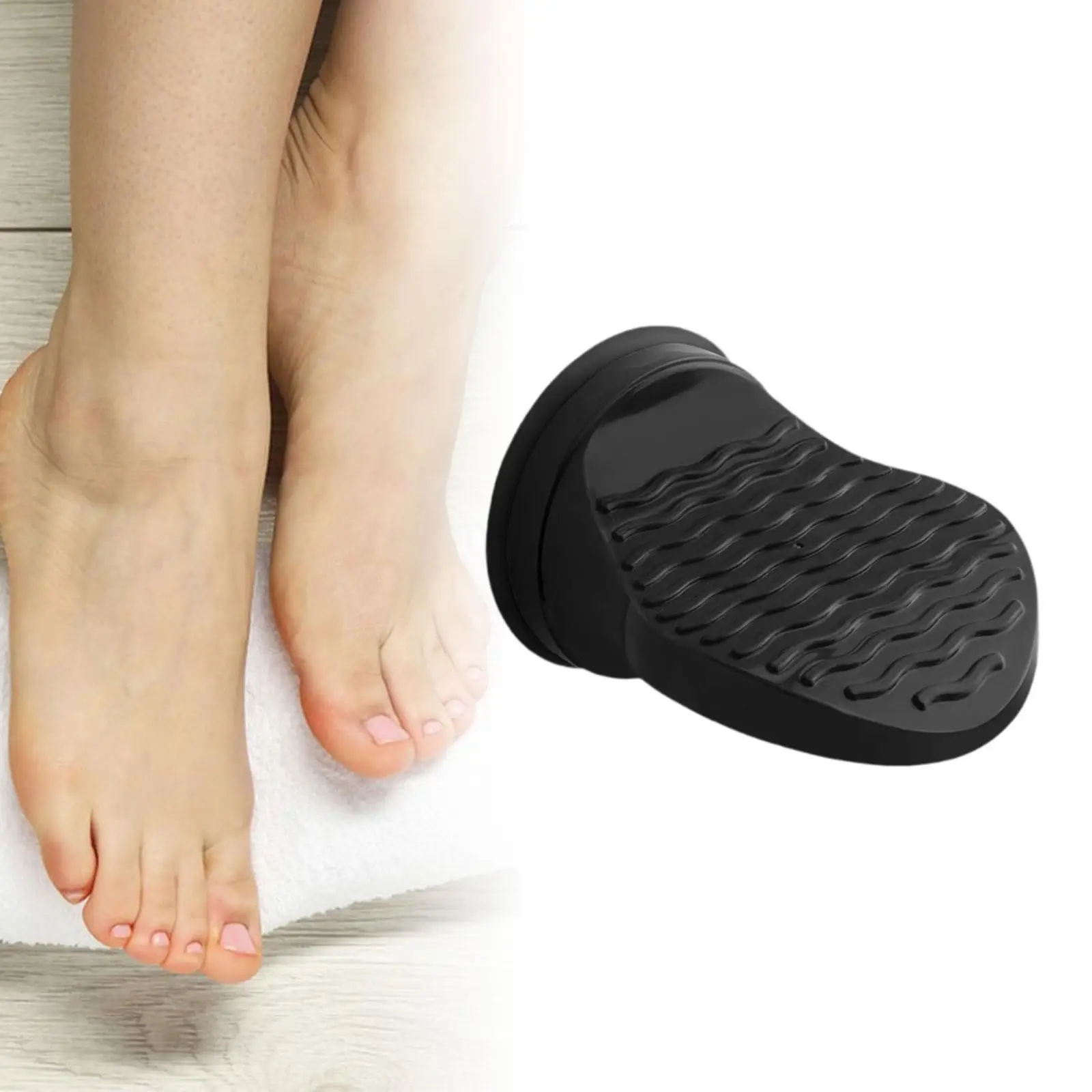Reposapiés de ducha con ventosa ajustable – Soporte de pared - imagen 3