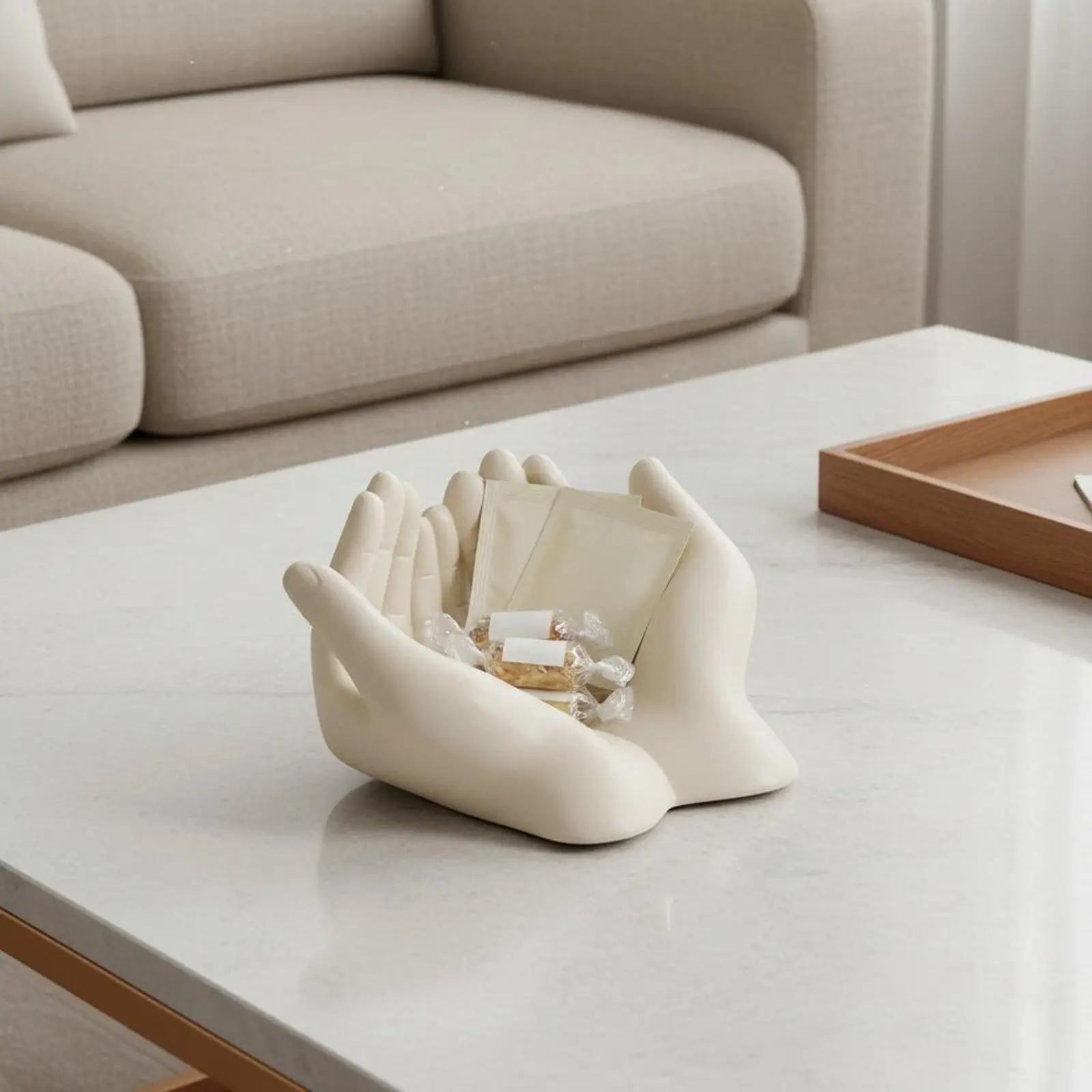 Bandeja Decorativa de Resina para Joyería – Organizador Premium para Sala