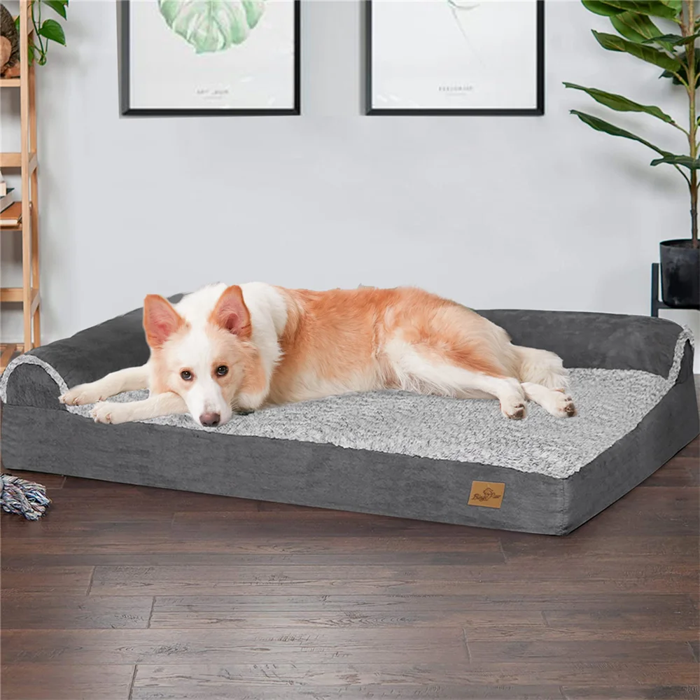 Cama ortopédica para perros XXL y XL, sofá con funda lavable - imagen 4