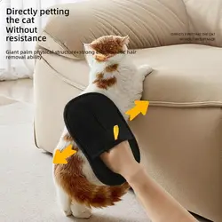 Guante elimina pelo doble cara para gatos y perros – cepillo limpieza
