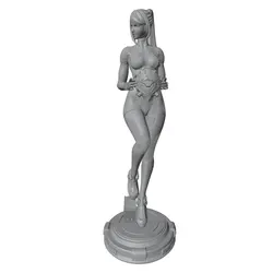 Kit miniatura impresa en 3D, resina gris DIY para coleccionismo