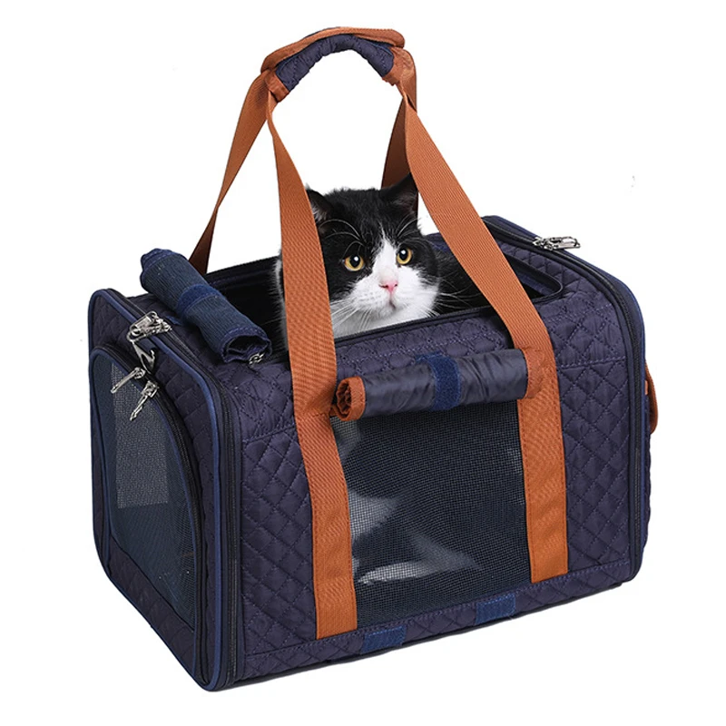 Bolsa de transporte acolchada para gatos y perros pequeños
