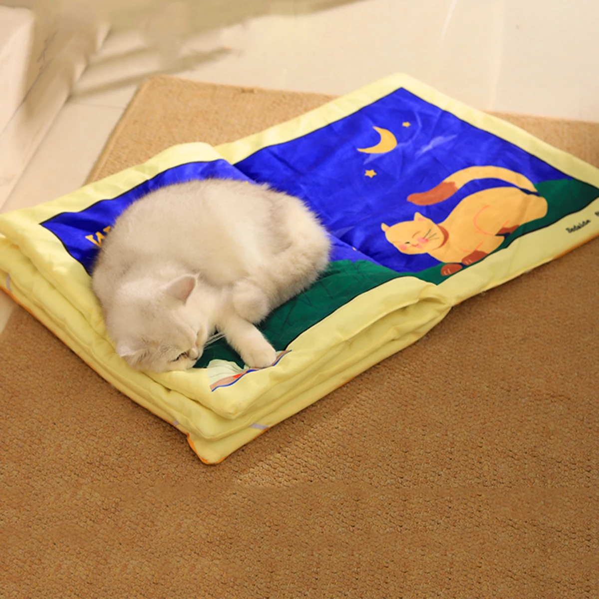 Alfombra plegable para gato y perro estilo libro - imagen 3