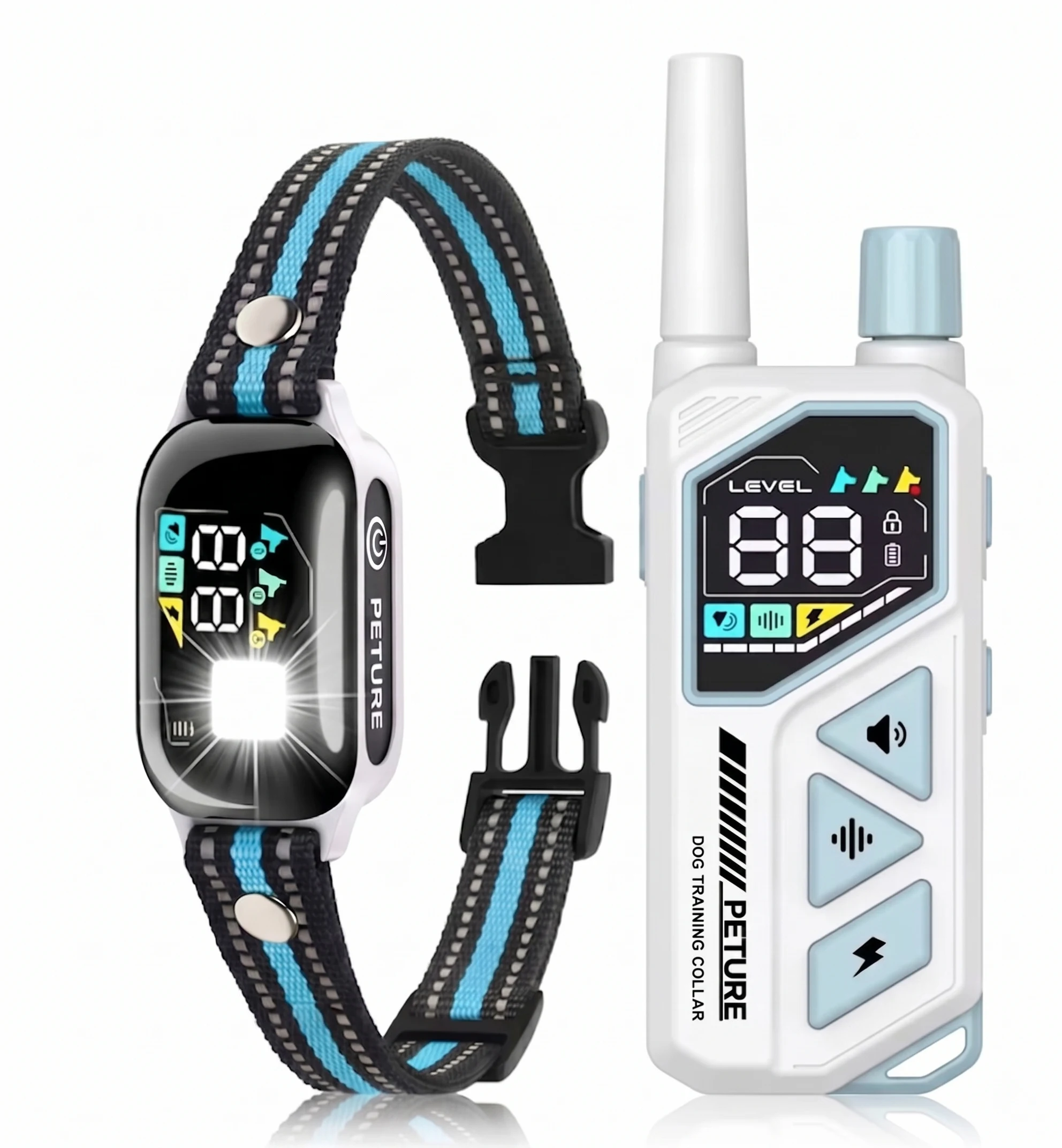 Collar de adiestramiento para perros con control remoto