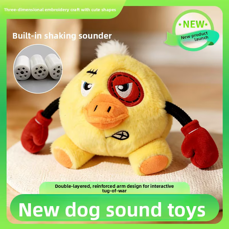 Juguete masticable chirriante para perro Boxer – Resistente - imagen 4