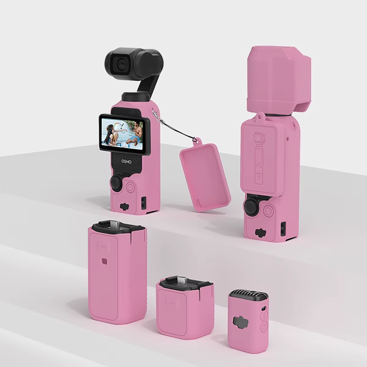 Funda protectora de silicona DJI Pocket 3 para lente y gimbal - imagen 3