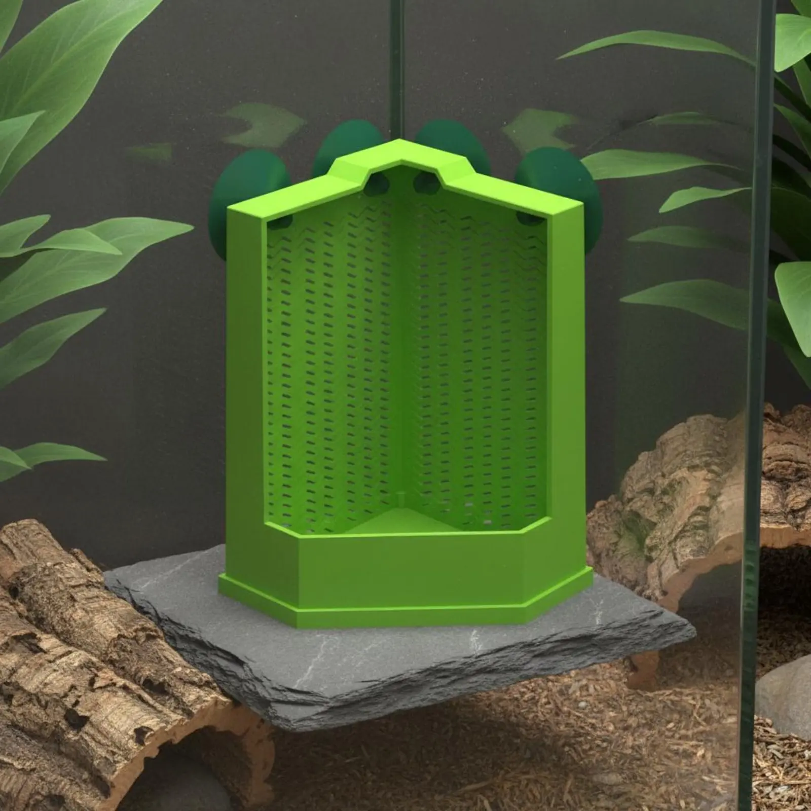 Comedero con ventosa para gatos y perros, diseño colgante seguro - imagen 2
