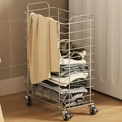 Cesta para la ropa con ruedas y gran capacidad
