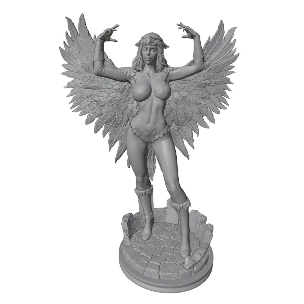 Figura anime decorativa en miniatura gris para gatos y perros