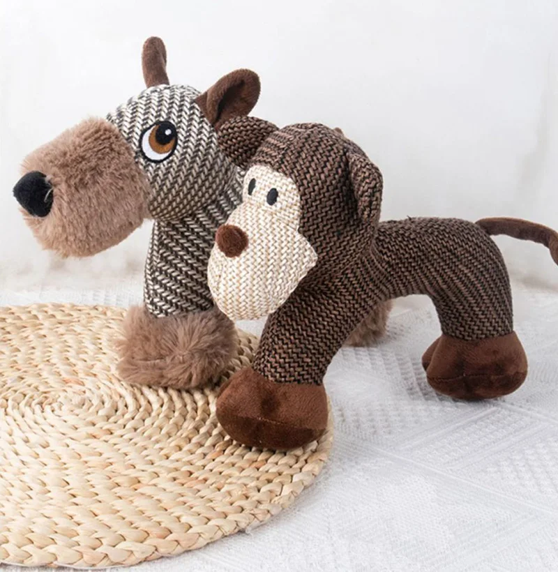 Peluche chirriante con forma de animal