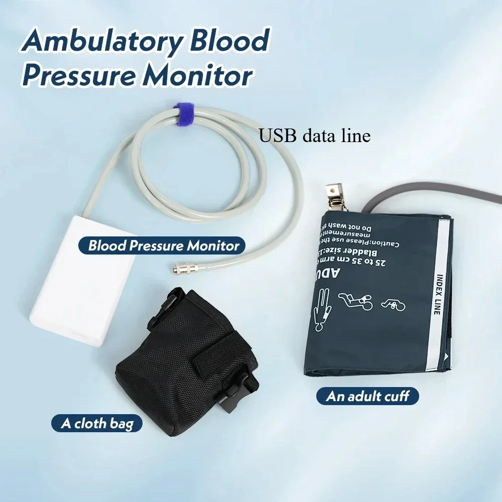 Monitor Contec ABPM con accesorios y manguito incluidos