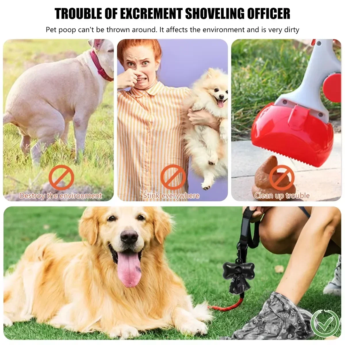 Dispensador bolsas perro con rollos extra resistentes para paseos - imagen 2