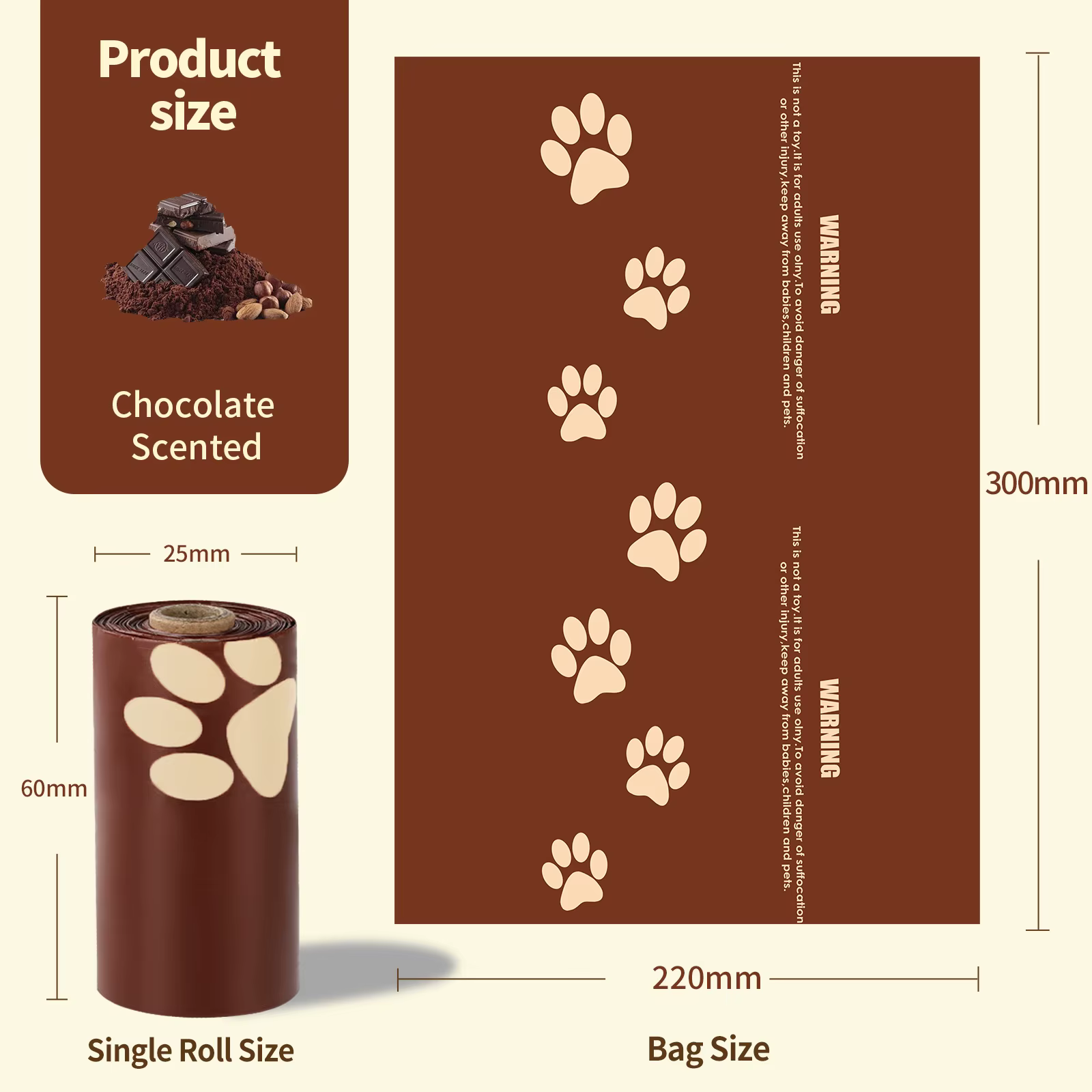 Dispensador de bolsas para perros y gatos portátil limpieza exterior - imagen 4